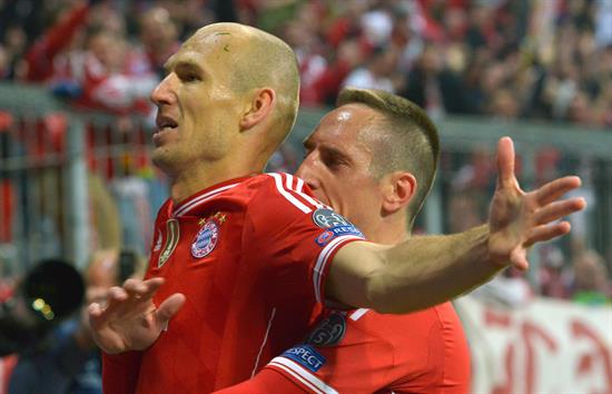 Ribery Robben a lo Titanic