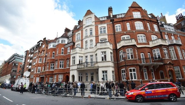 Embajada de Ecuador en Londres (Foto AFP)
