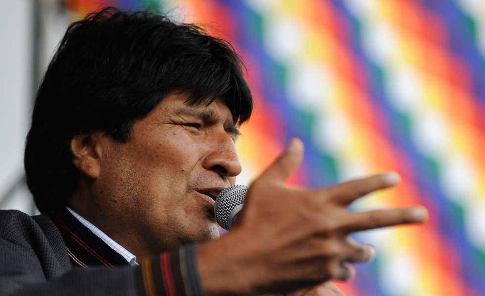 Evo Morales llegó a Venezuela para visitar a Chávez