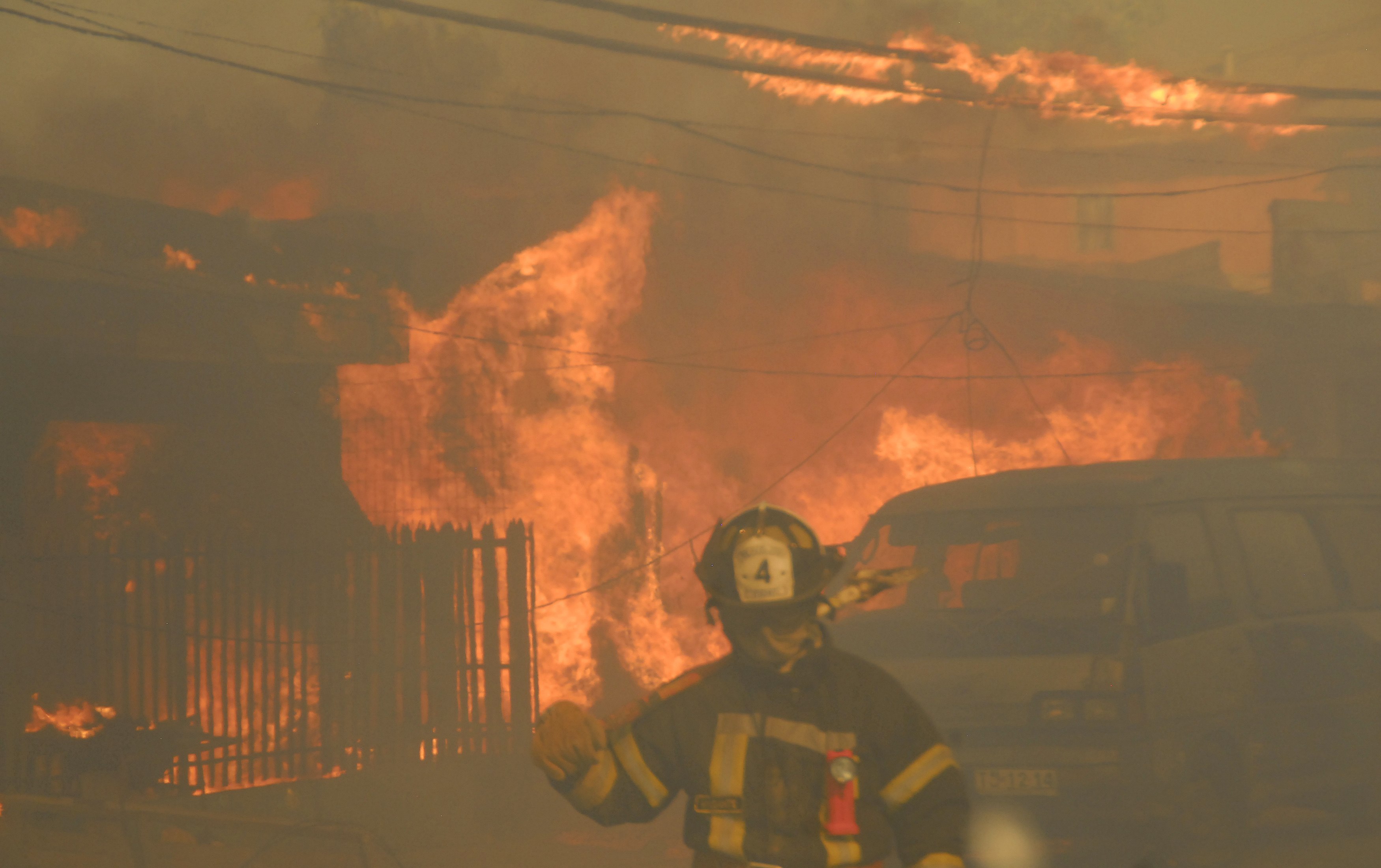 Fue detenido el que provocó incendio forestal en Chile