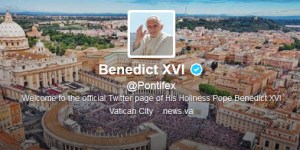 Benedicto XVI agradece el amor y la cercanía de los fieles en su último tuit