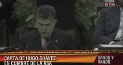 Jaua dice que Chávez lamenta no asistir a cumbre ASA (Video)