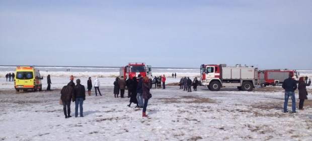Más de 200 personas cercadas en bloques de hielo en mar Báltico