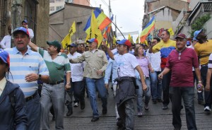 Caminata del Comando Simón Bolívar Caracas por La Pastora