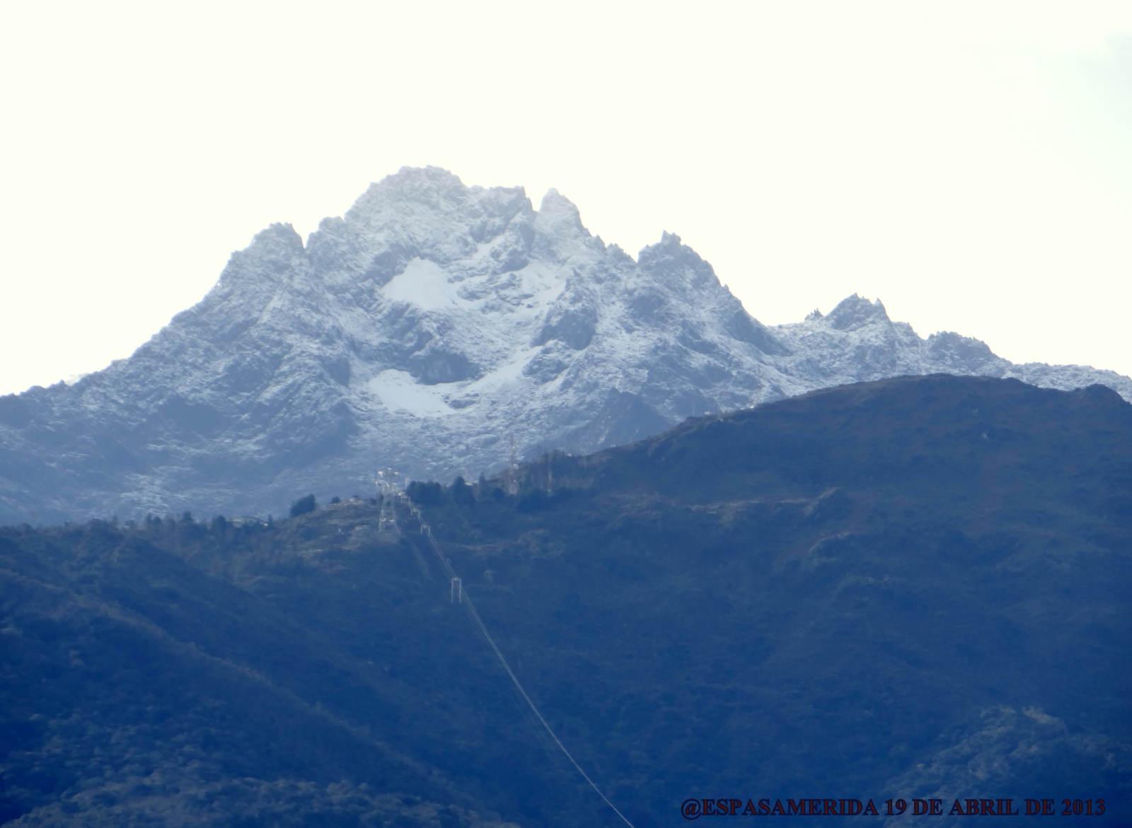 Así amaneció el Pico Bolívar (Fotos)