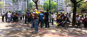 Protestan en la Plaza Francia de Altamira en apoyo a Capriles (Fotos)