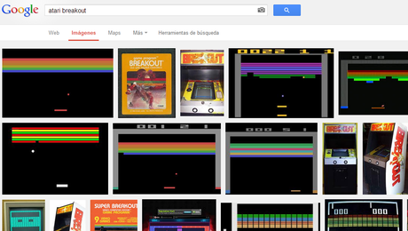 Escribe “Atari Breakout” en Google Images y mira qué pasa…