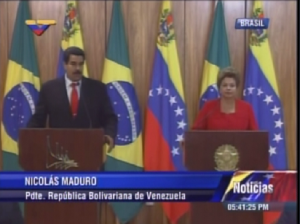 Maduro: Contamos con Brasil para el plan agrolimentario en Venezuela