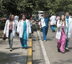 Médicos cirujanos de Aragua protestaron por falta de pagos