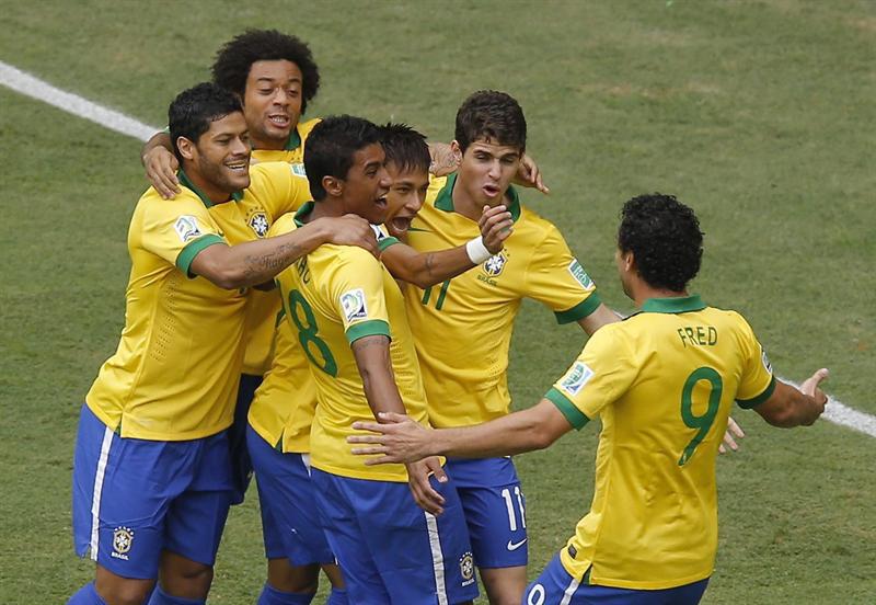 Brasil derrotó 3-0 a Japón en inicio de Copa Confederaciones