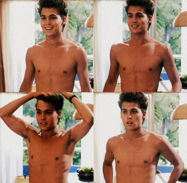 Así se veía Johnny Depp a los 22 años
