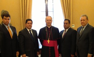 Vaticano recibe a diputado Edgar Zambrano tras audiencia del Papa a Maduro (Fotos y Video)