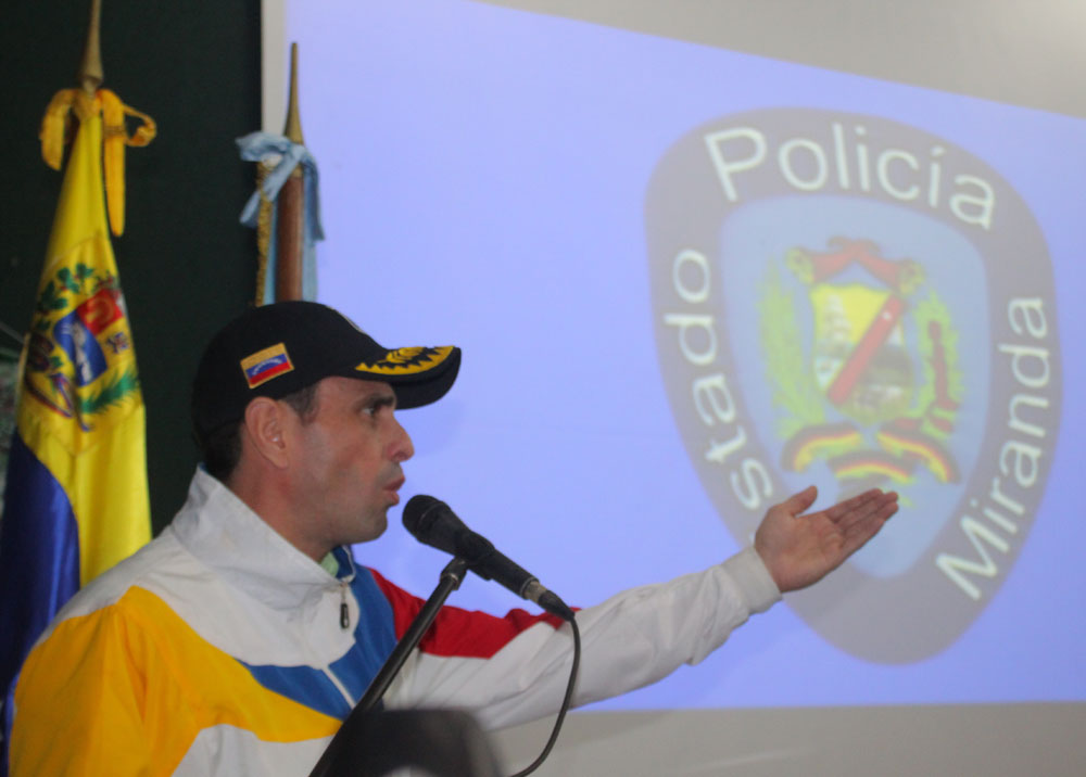 Capriles: El flágelo de la violencia debe ser resuelto para evitar que nos siga arrinconando