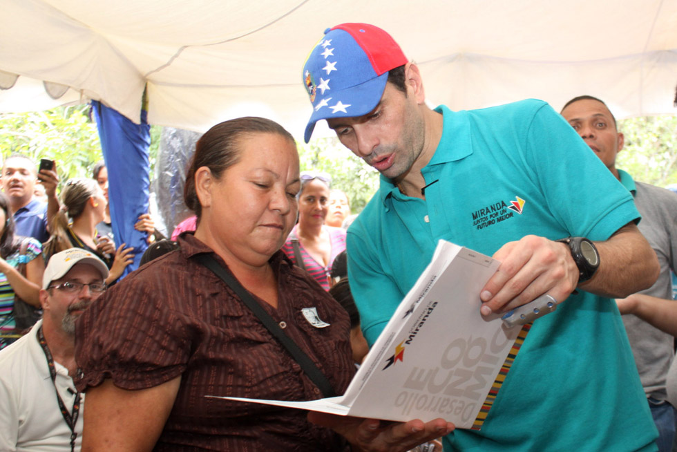 Capriles: El Gobierno no cree ni en la iniciativa ni en el emprendimiento