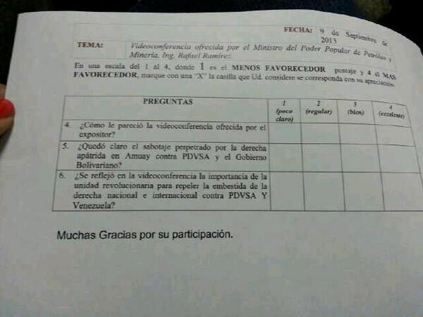 Así Pdvsa habría “interrogado” a sus empleados sobre los hechos de Amuay (Foto)