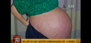 Insólito: Mujer iraquí está embarazada de 13 bebés (Video + Récord Guinness)