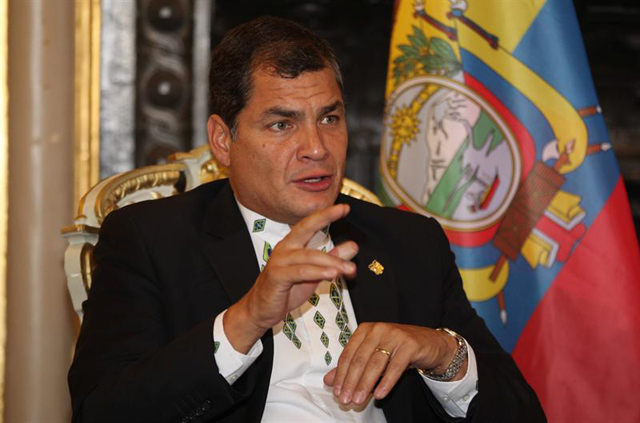 Correa acusa a sectores de EEUU y Colombia de boicotear diálogo con las Farc