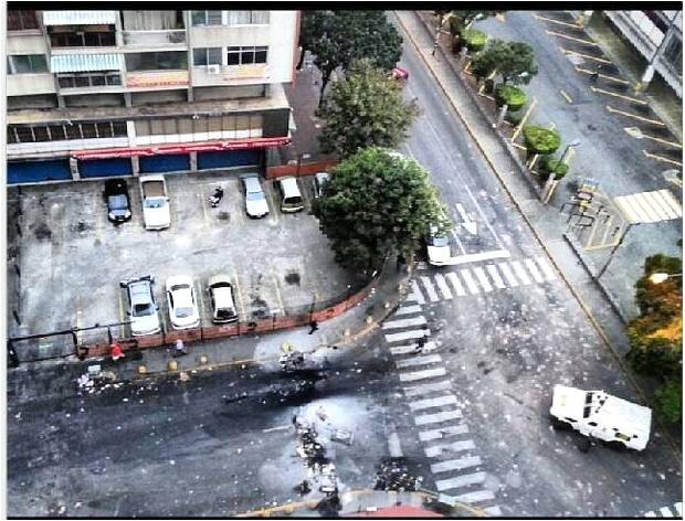 Así amaneció Los Ruices (Fotos)