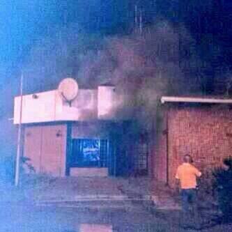 Se incendia emisora de radio de la ULA en Táchira (Foto)
