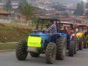 Frente Andino de Horticultores paraliza actividades (Fotos)