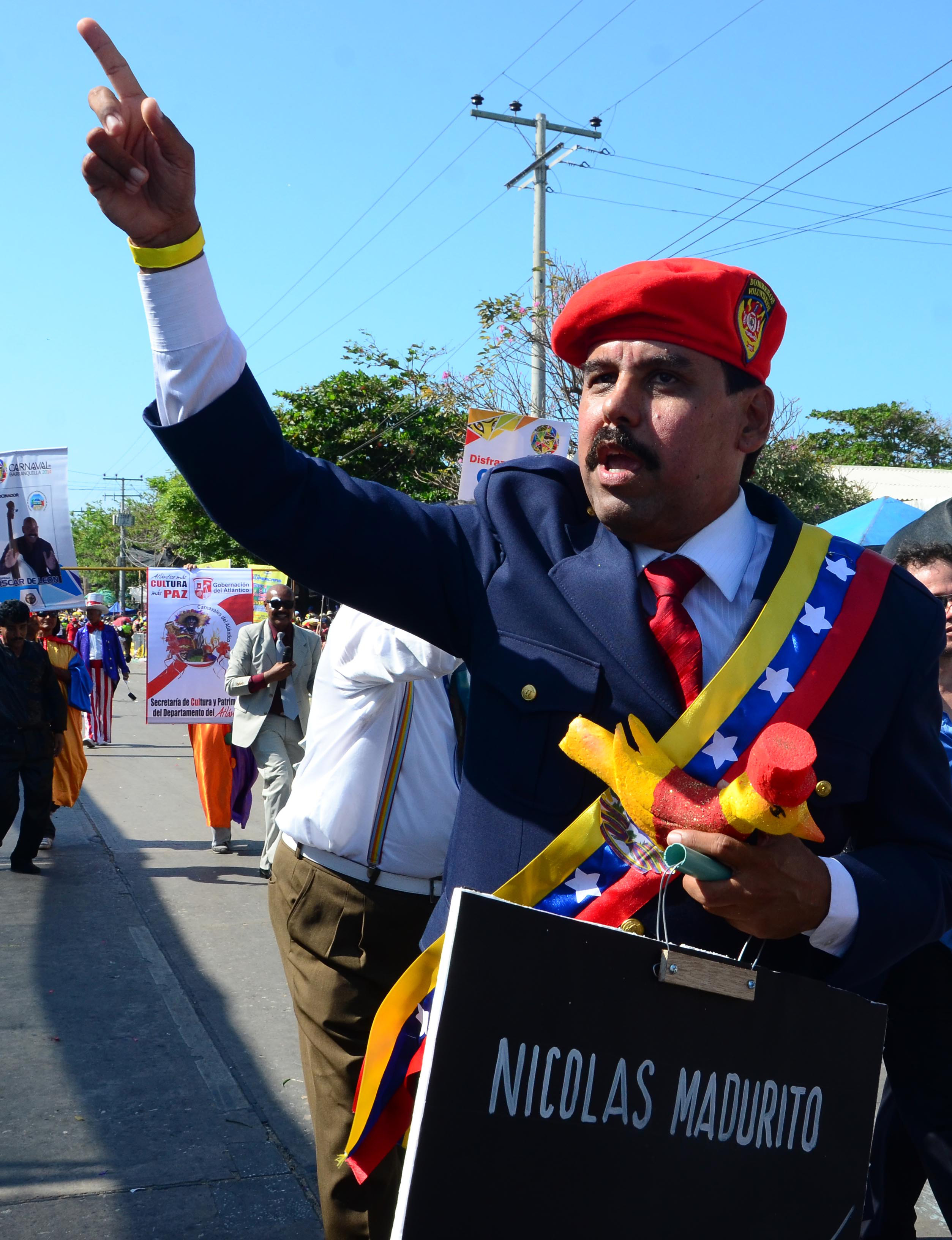 Maduro apareció en Barranquilla (Foto)
