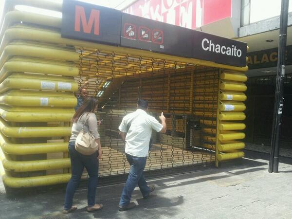 Cerradas las estaciones Sabana Grande y Chacaíto del Metro #1A