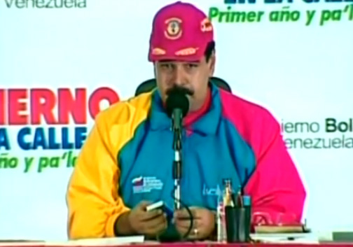 Respira, sube el gas y finalmente eructa, sí… Maduro lo hizo en cadena nacional (VIDEO)