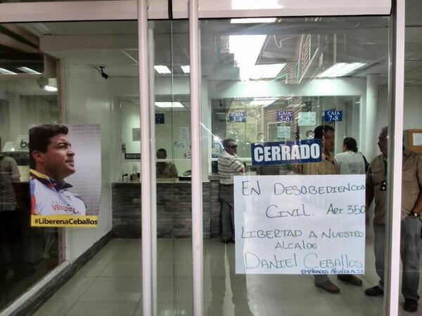 Alcaldía de Táchira se declara en “desobediencia civil” (Foto)