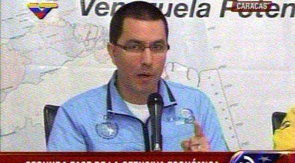 Arreaza también habla de los planes golpista y magnicidas