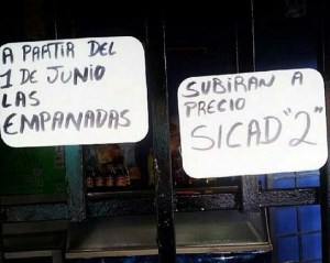 LA FOTO: ¿Empanadas a Sicad II?