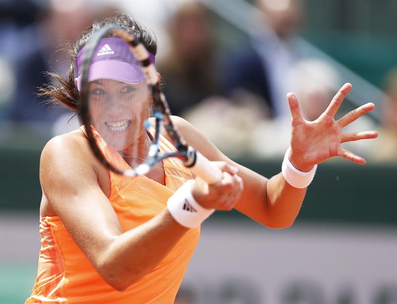 Las mejores imágenes de Garbiñe Muguruza en el Roland Garros