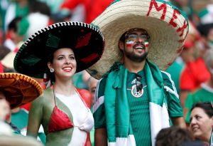 Fanáticos de Brasil y México vibraron en las tribunas (Fotos)