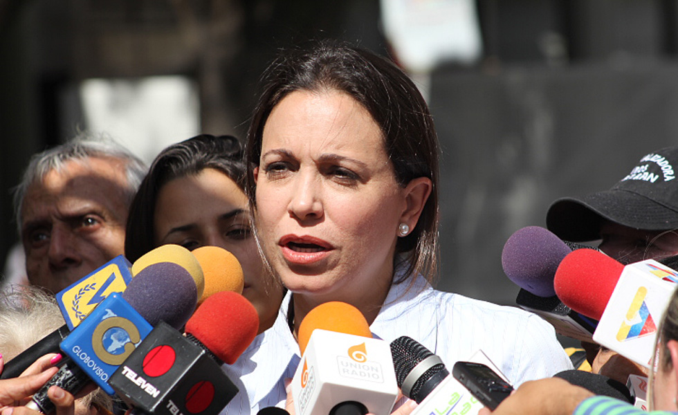 Suspenden comparecencia de María Corina en Fiscalía