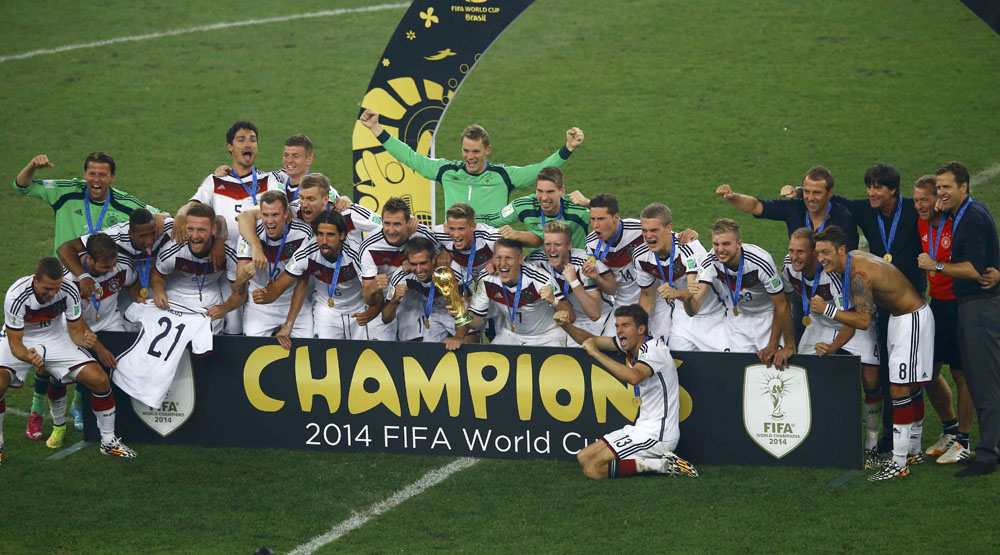 Así levantó la Copa y celebró Alemania su cuarto título Mundial de fútbol (FOTOS)