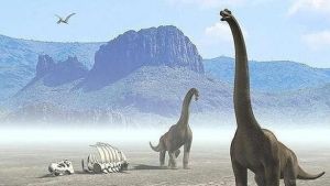 Descubren en la Patagonia inusuales “patinadas” de dinosaurios de 130 millones de años
