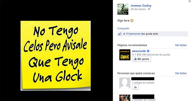 El Facebook de un secuestrador abatido (FOTOS)