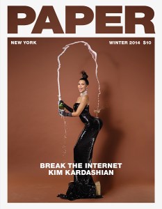 Kim Kardashian desnuda completamente sus HIPER NALGAS en portada de revista (DIANTRES)