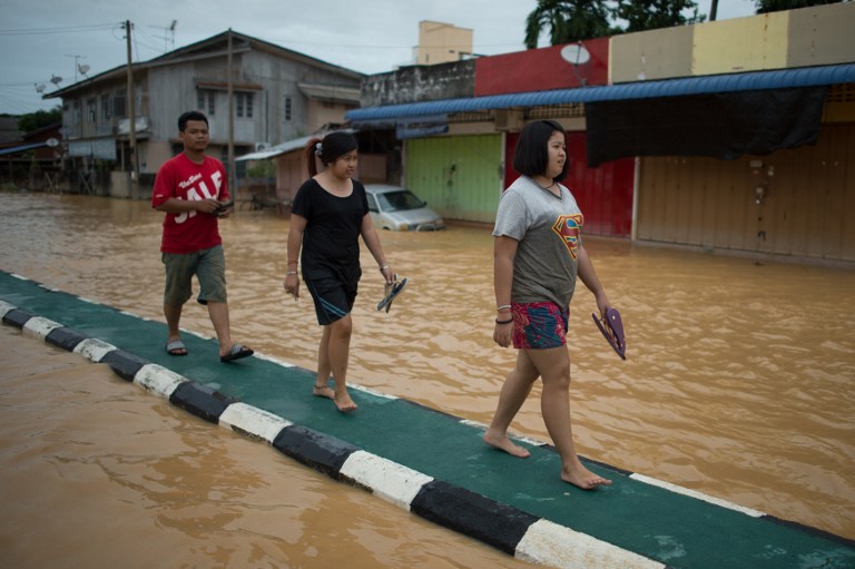 Inundaciones en Malasia dejan miles de afectados (Fotos)