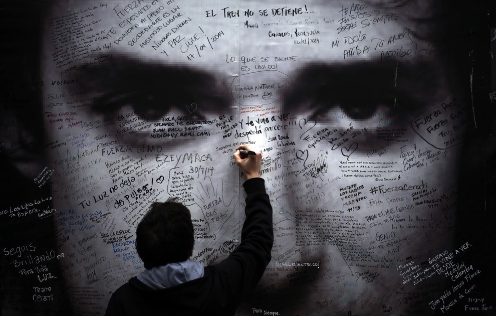 Argentina recuerda a Gustavo Cerati a un año de su muerte