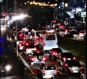 Colapsada la Panamericana por protesta (FOTO)