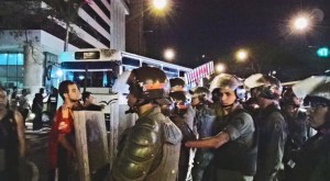 GNB intimida protesta pacífica en Altamira #14F