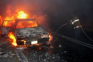 Reabierto el paso en Boquerón 1 tras incendio de vehículo (Fotos y Video)