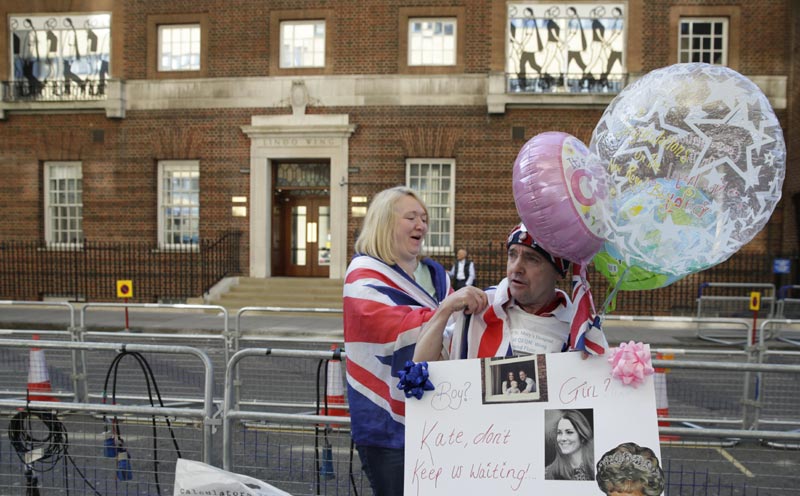 Así esperan en el hospital el nuevo hijo de los Duques de Cambridge