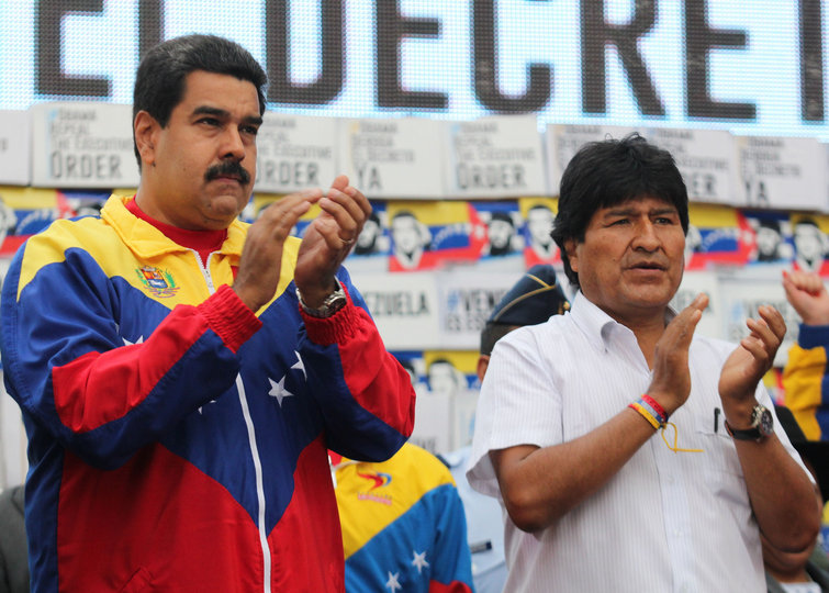 Maduro y Morales plantean una agenda populista paralela a la cumbre