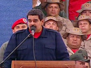 Destacó en el discurso de Maduro el #ReservistaDormilon