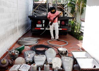 Preso hombre que guardaba materiales propiedad de Corpoelec