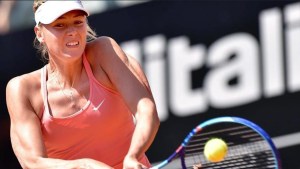 Sharapova gana por tercera vez el torneo de Roma