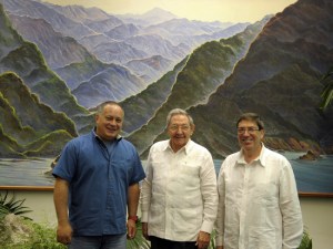 Cabello visita a Raúl Castro y le agradece su apoyo (foto)