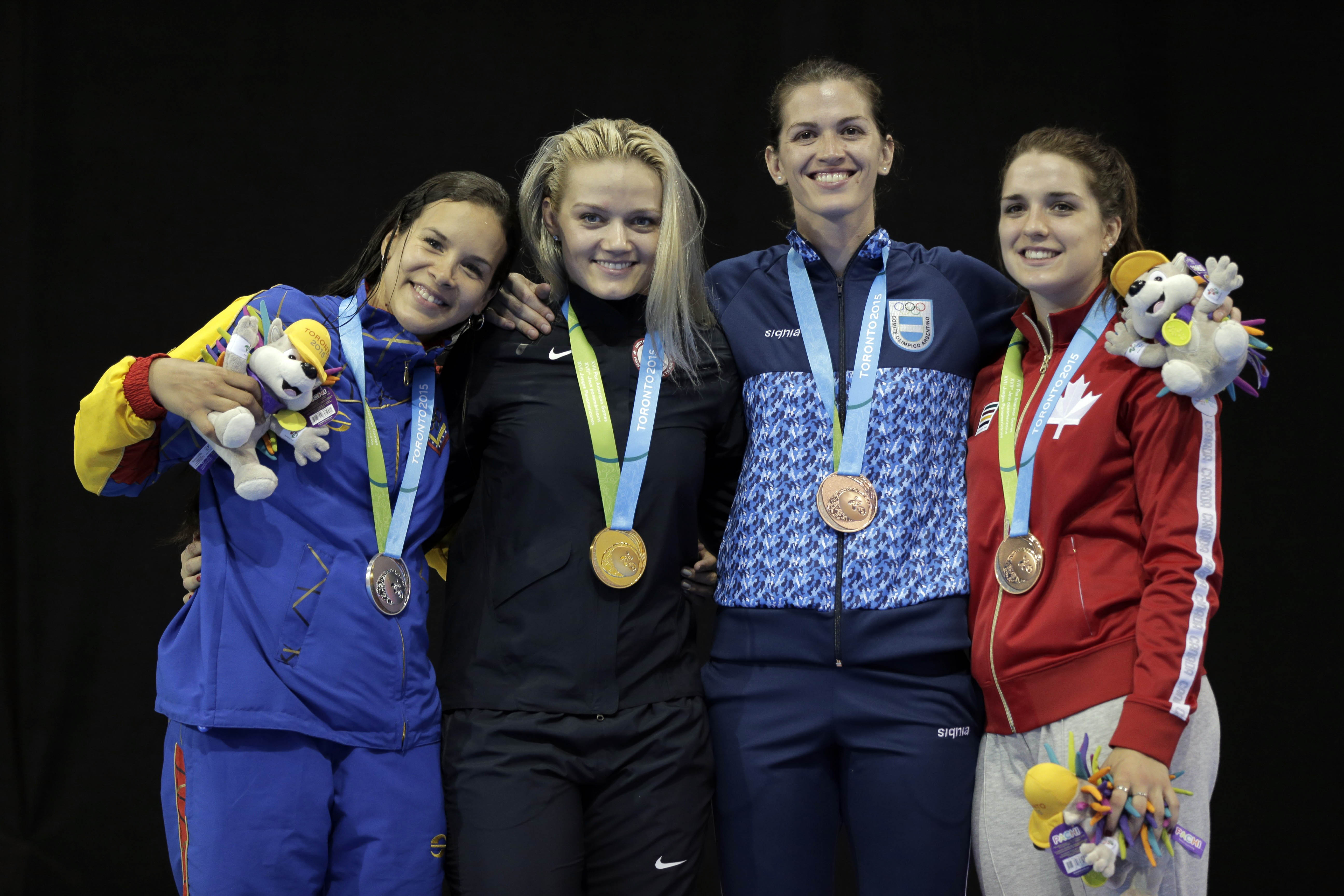 Alejandra Benítez, exministra de Maduro y subcampeona panamericana en Toronto