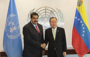 Lo que dijo Ban Ki-Moon de su reunión con Maduro